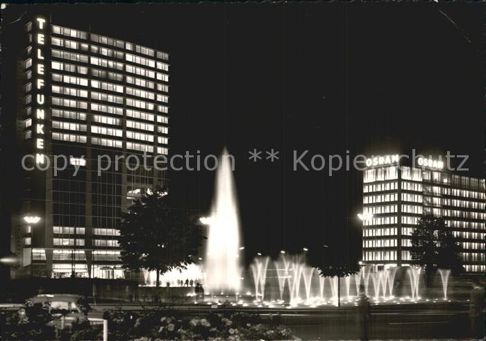 BERLIN  CITY Charlottenburg Otto Suhr Allee Nachtaufnahme