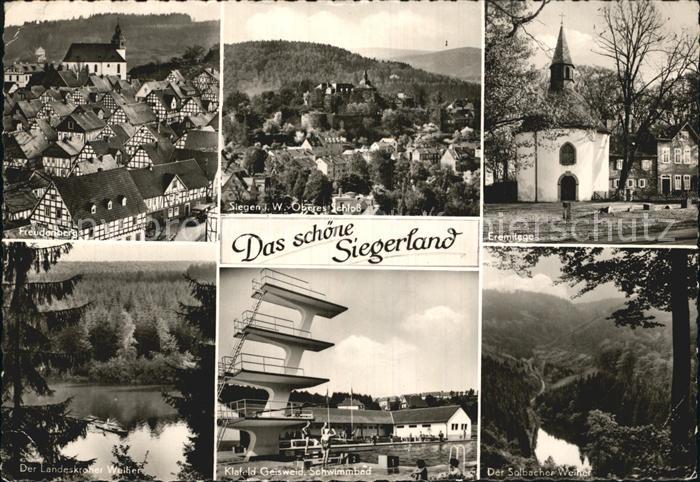 Siegerland Freudenberg Siegen Oberes Schloss Landeskroner Weiher Eremitage