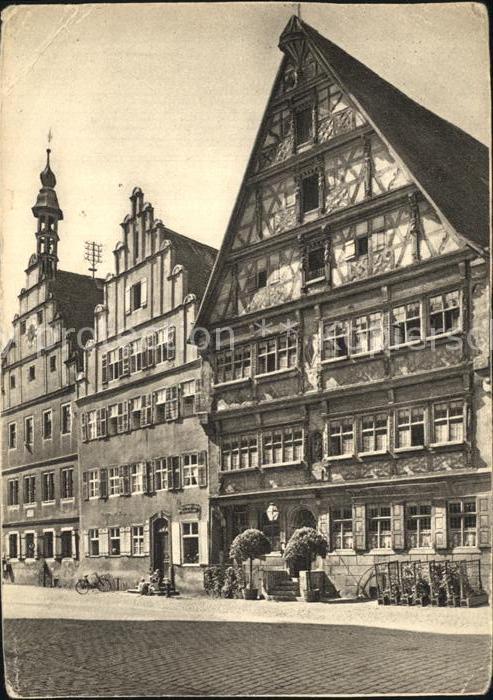 Dinkelsbuehl Fachwerkhaeuser