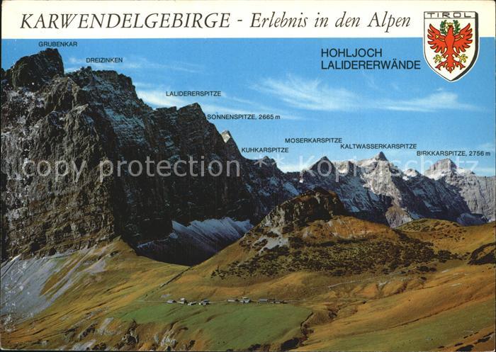Tirol Region Laliderer Hochalm Karwendelgebirge