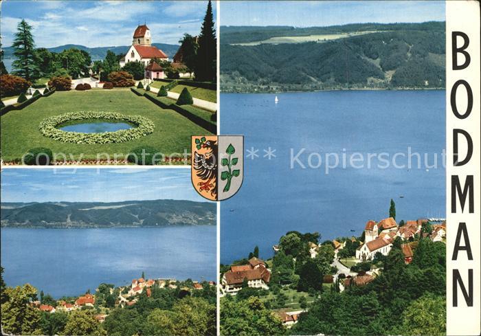 Bodman-Ludwigshafen Bodensee Ortsansicht Park Kirche