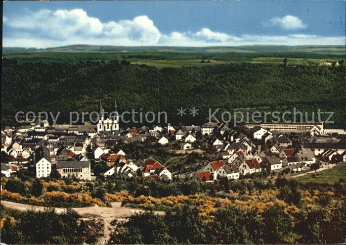 Pruem Eifel Waldstadt Ortsansicht
