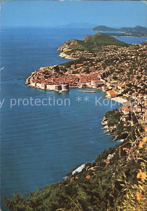 Dubrovnik Ragusa Ortsansicht