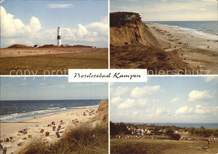 SYLT Insel Schleswig-Holstein Nordseebad Kampen Strand Leuchtturm