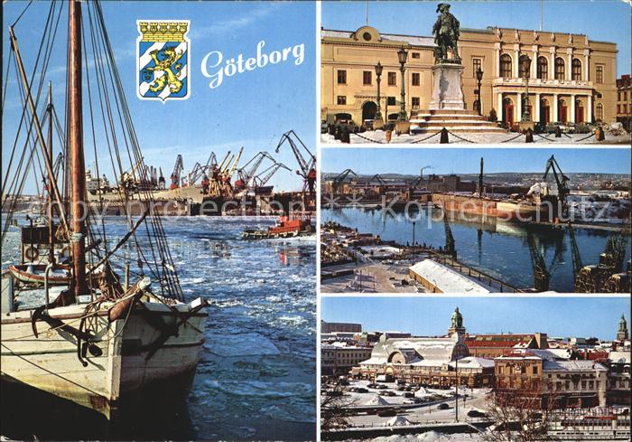 Goeteborg Hafen Universitaet Stadtansicht Winter
