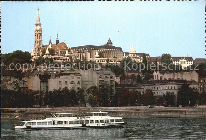 Budapest Stadtansicht Ausflugsschiff Matthiaskirche