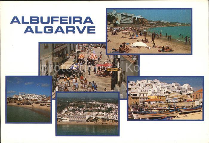Albufeira Algarve Portugal Strand Boote