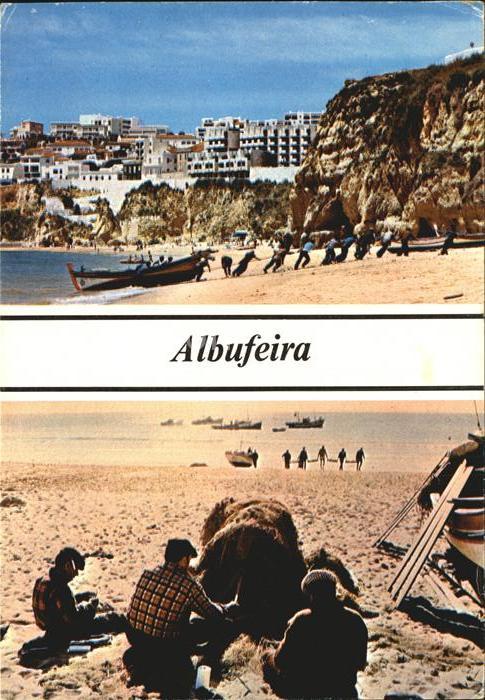 Albufeira Algarve Portugal Bootsanlegestelle