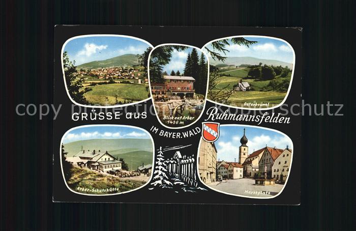 Ruhmannsfelden Bayerischer Wald Osterbruennl Arber Schutzhuette Marktplatz