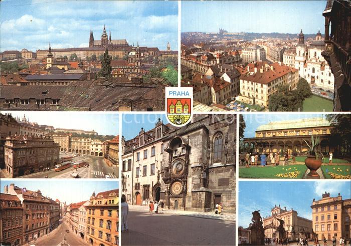 Prag Prahy Prague Prager Burg Rathaus Turmuhr