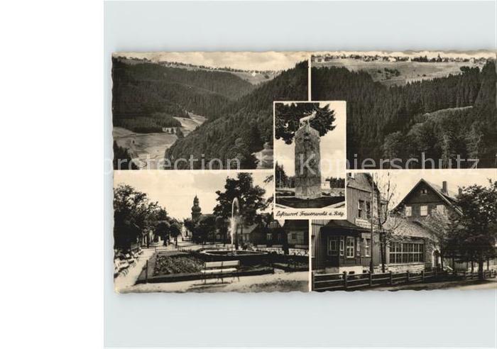 Frauenwald Thueringen Teilansichten Luftkurort Monument Park Ferienheim