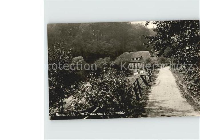 Binenwalde Partie am Restaurant Boltenmuehle