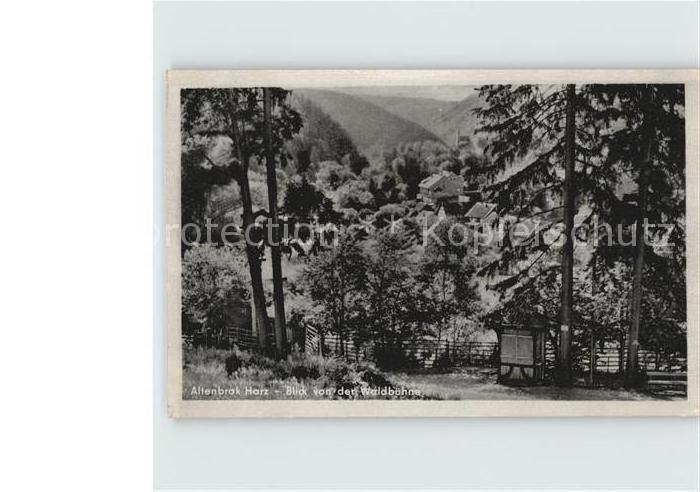 Altenbrak Harz Blick von der Waldbuehne