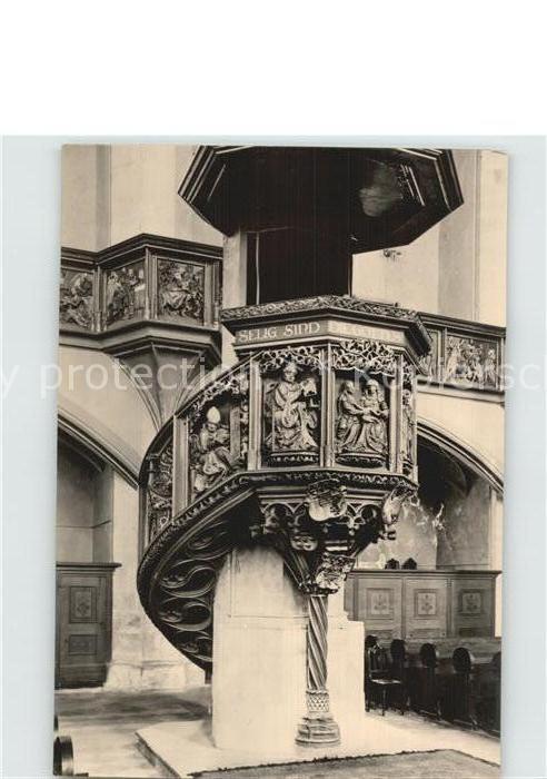 Annaberg-Buchholz Erzgebirge St Annenkirche Kanzel Erbauer Franz Maydburg 16. Jh