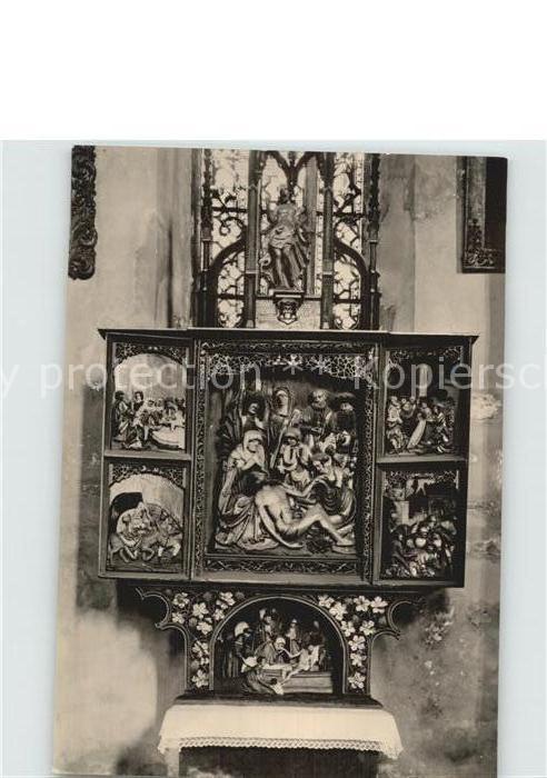 Annaberg-Buchholz Erzgebirge St Annenkirche Baeckeraltar 16. Jhdt.