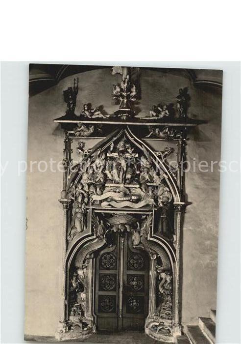 Annaberg-Buchholz Erzgebirge St Annenkirche Schoene Tuer von Hans Witten 16. Jhd