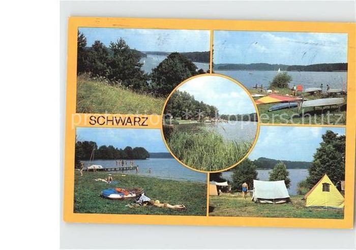 Schwarz Neustrelitz Campingplatz Badestelle Schwarzer See