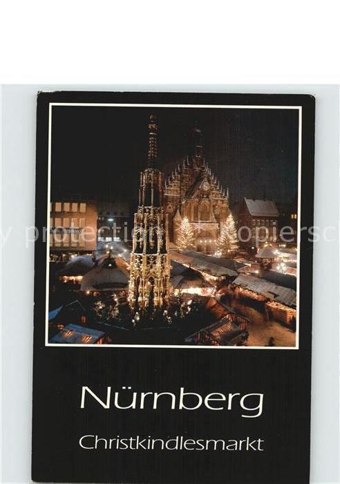 NueRNBERG CITY Nuernberger Christkindlesmarkt Nachtaufnahme