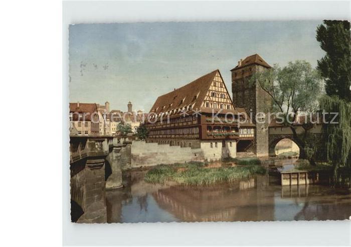 NueRNBERG CITY Weinstadel und Henkersteg Pegnitz