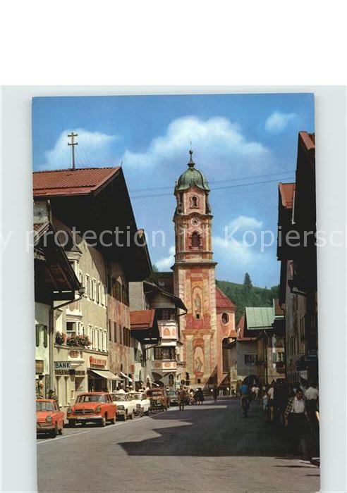 Mittenwald Bayern Obermarkt Kirche