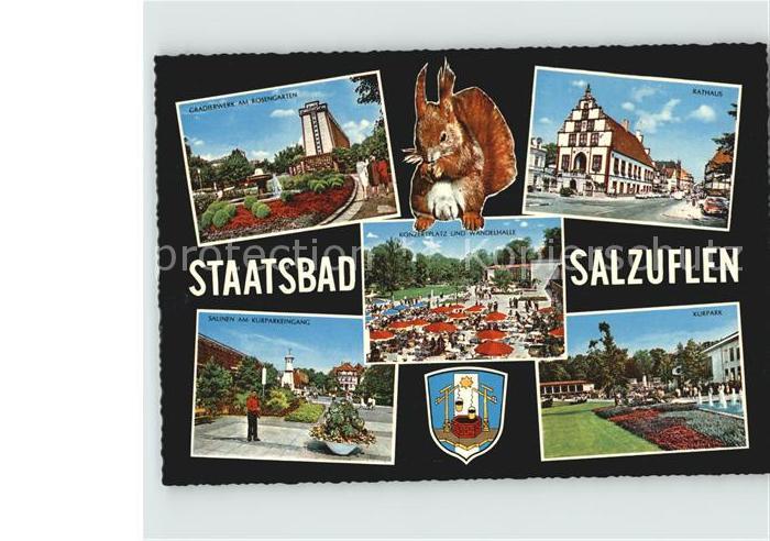 Bad Salzuflen Gradierwerk Rosengarten Rathaus Kurpark Salinen Konzertplatz Wande