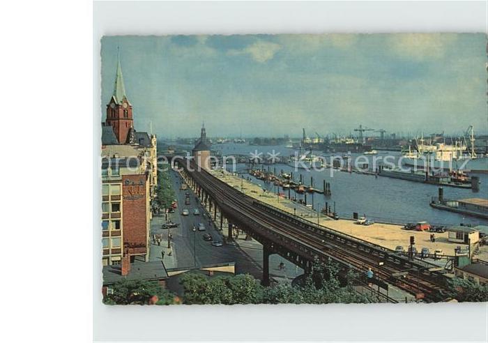 HAMBURG  CITY Hafen ueberseebruecke