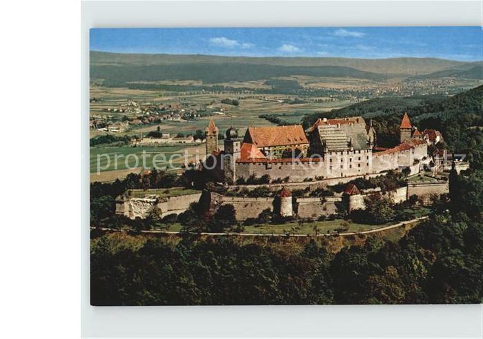 Coburg Bayern Veste Fliegeraufnahme
