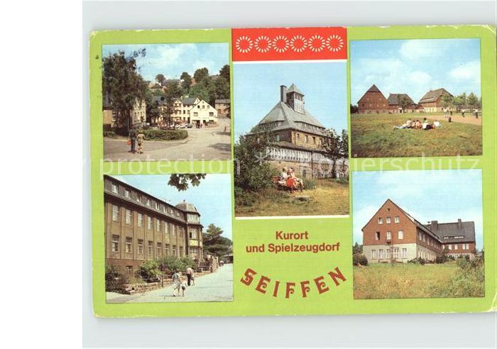 Seiffen Erzgebirge HO Gaststaette Buntes Haus Spielzeugmuseum Bergbaude Schwarte