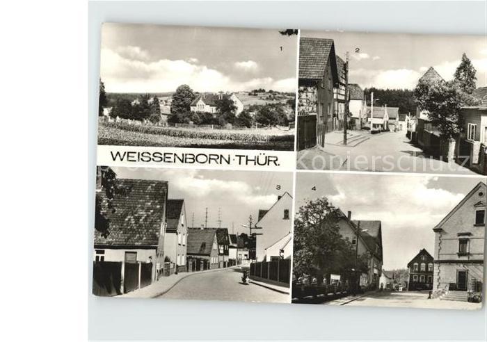 Weissenborn Hermsdorf Rathaus Ernst Thaelmann Strasse Ortsansicht Obermarkt