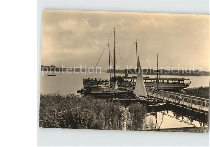 Pieskow Bad Saarow Anlegestelle Erich Weinert Platz Scharmuetzelsee