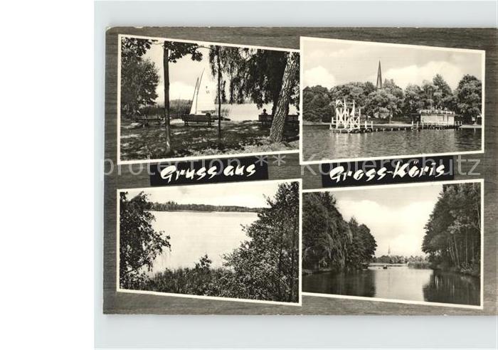 Gross Koeris Uferpartie am See Bootssteg