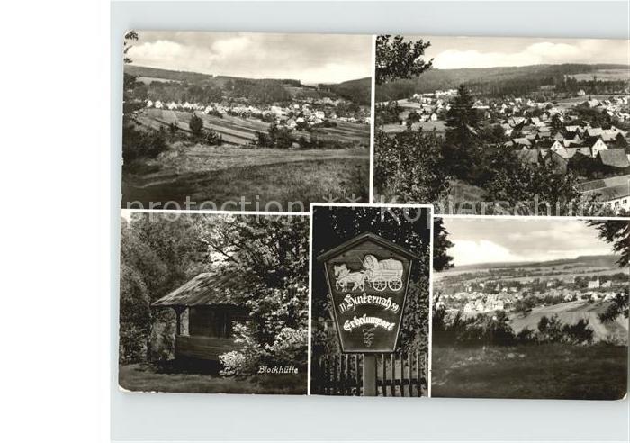 Hinternah Panorama Erholungsort Blockhuette