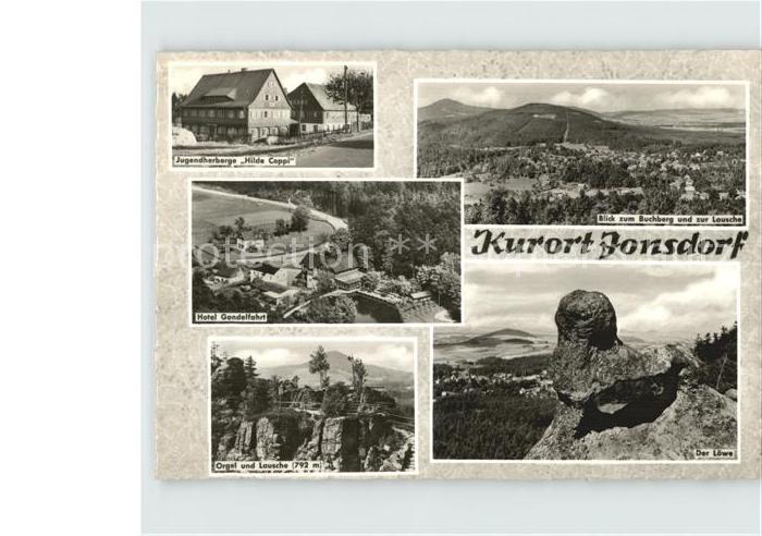 Jonsdorf Jugendherberge Hotel Gondelfahrt Orgel Lausche Loewe Felsformationen Bu