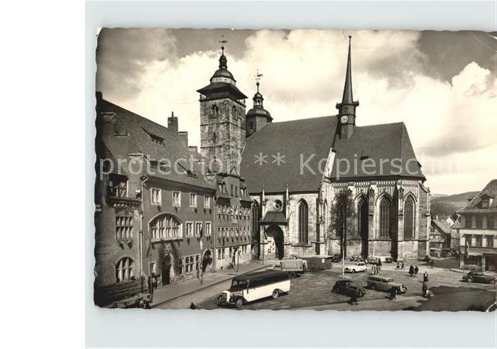 Schmalkalden Thueringen Altmarkt Kirche