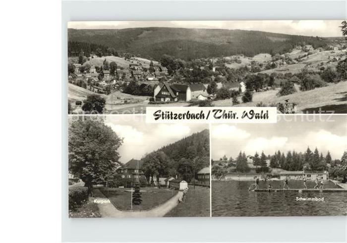 Stuetzerbach Panorama Kurpark Schwimmbad