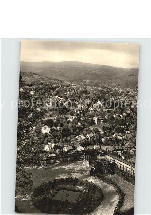 Wernigerode Harz Panorama Blick vom Schloss Feudalmuseum