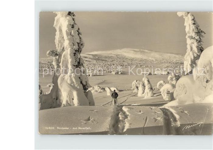 Nordseter mot Neverfjell Winterpanorama