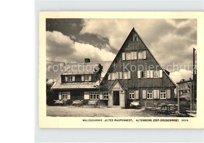 Altenberg Erzgebirge Waldschaenke Altes Raupennest