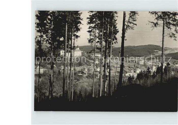 Vimperk Blick vom Waldrand