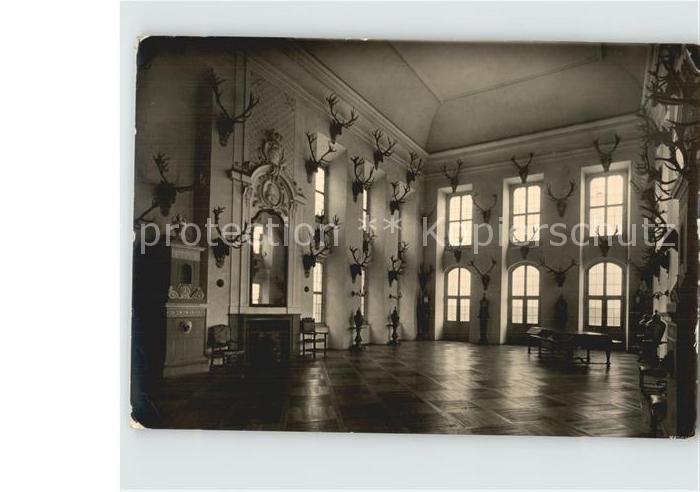 Moritzburg Sachsen Speisesaal im Schloss