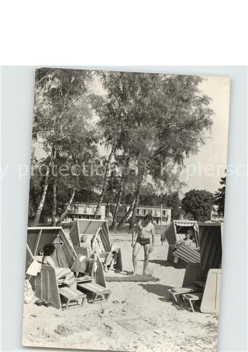 Klink Waren Urlauberdorf Voelkerfreundschaft Strand Strandkorb