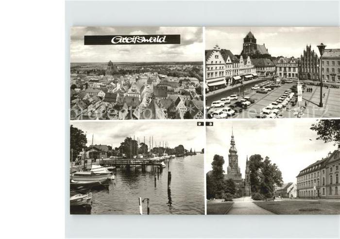 Greifswald Mecklenburg Vorpommern Platz der Freundschaft Hafen Rubenow Platz