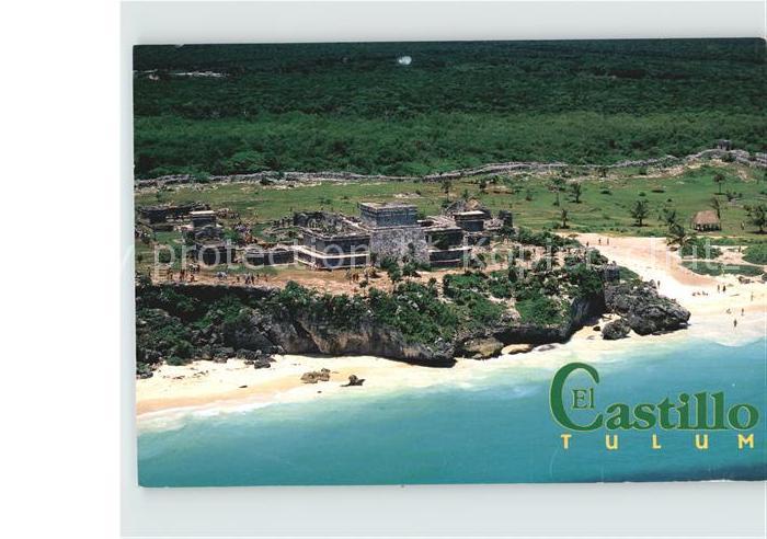 Tulum El Castillo vista aerea