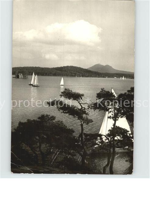 Doksy Hirschberg See  Panorama Segeln