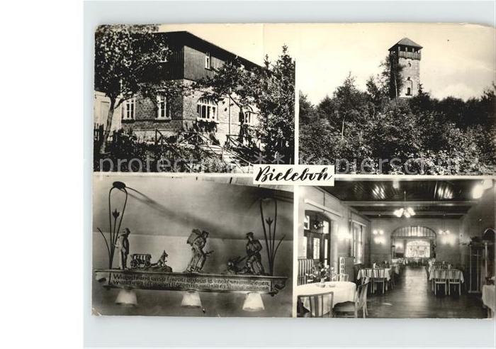 Bieleboh Berggaststaette Ferienheim Natursteinkombinat Aussichtsturm