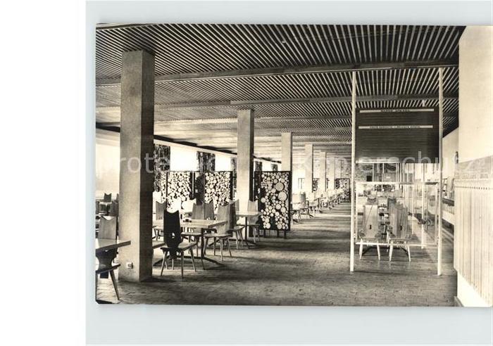 Oberwiesenthal Erzgebirge HO Gaststaette Fichtelberghaus Selbstbedienungsrestaur