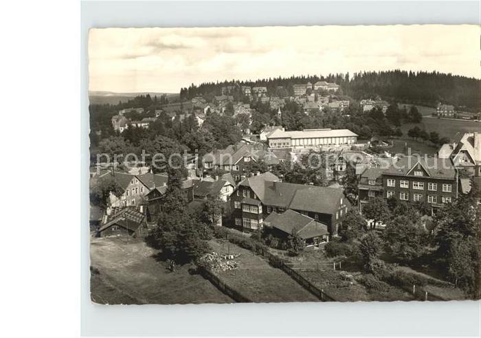 Oberhof Thueringen Teilansicht Luftkurort