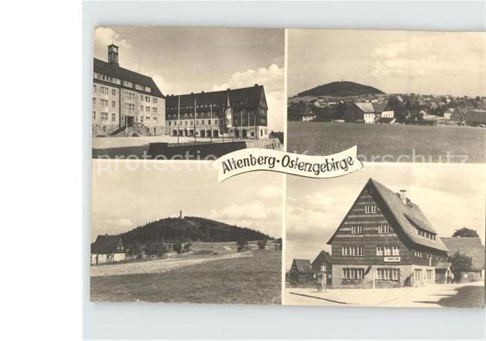 Altenberg Erzgebirge Teilansichten Geisingberg