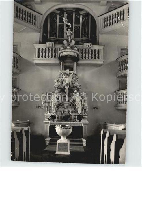 Carlsfeld Erzgebirge Kirche Altar