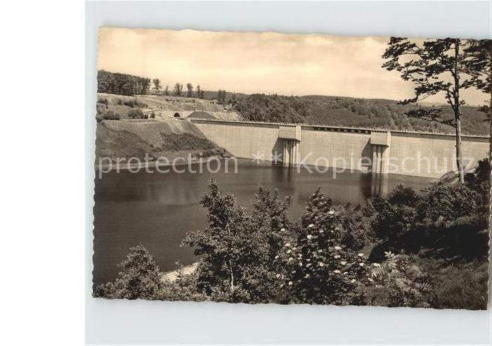 Wendefurth Rappbode Talsperre Stausee Sperrmauer